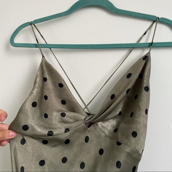 ZARA Polka Dot Slip Dress - Picture 13 of 14